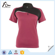 Stehkragen-T-Shirts 100% Polyester-120g für Frauen